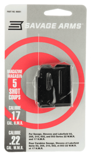 Savage Arms 90001 93 Series 5rd 17 HMR/22 WMR Blued Steel