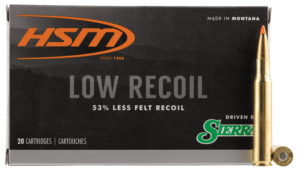 HSM 300642N Low Recoil 30-06 Springfield 150 gr Orange Polymer Tip 20rd Box HSM 300642N Low Recoil 30-06 Springfield 150 gr Orange Polymer Tip 20rd Box