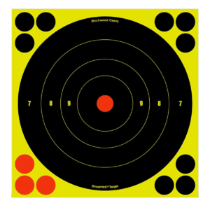 Birchwood Casey 34805 Shoot-N-C Reactive Target 8″ Black/Yellow Self-Adhesive Paper Muzzleloader/Shotgun Chartreuse 6 Targets Includes Pasters Birchwood Casey 34805 Shoot-N-C Reactive Target 8″ Black/Yellow Self-Adhesive Paper Muzzleloader/Shotgun Chartreuse 6 Targets Includes Pasters