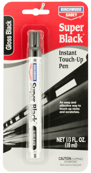 Birchwood Casey 15111 Super Black Touch-Up Pen Gloss Black 1/3 oz.