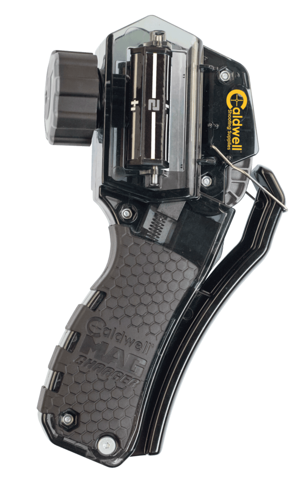 Caldwell 110002 Mag Charger Universal Loader Double & Single Stack Style made of Polycarbonate with Black Finish for Multi-Caliber Pistols