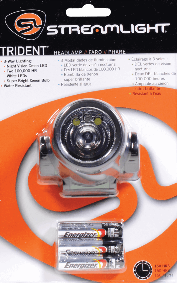 Streamlight 61051 Trident  6/25/80 Lumens Green/White LED Bulb Green 126 Meters Distance