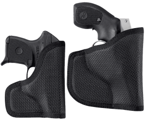 DeSantis Gunhide N38BJ8BZ0 Nemesis Pocket Black Rubberized Fabric Fits Glock 43 Ambidextrous