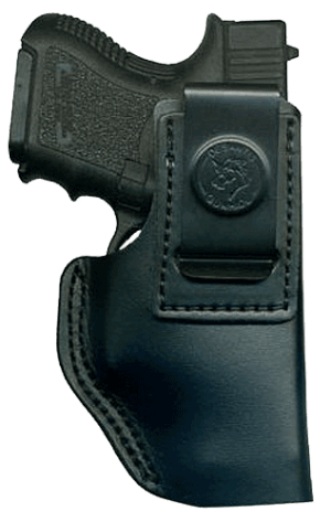 DeSantis Gunhide 031BBD9Z0 Insider OWB Black Leather Belt Clip Compatible w/Ruger LC9/Glock 42/43 Left Hand