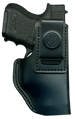 DeSantis Gunhide 031BBD9Z0 Insider  OWB Black Leather Belt Clip Compatible w/Ruger LC9/Glock 42/43 Left Hand