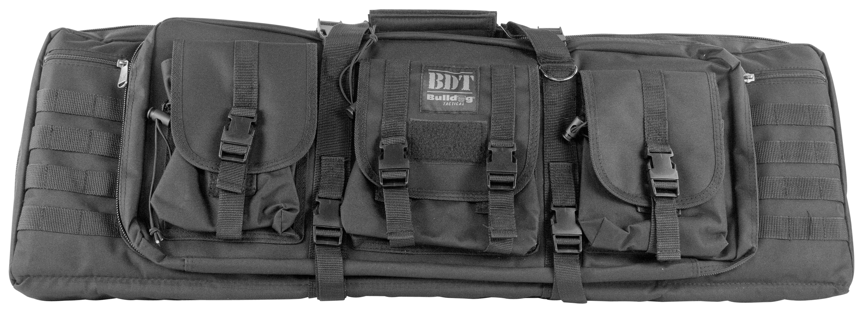 Bulldog BDT6037B BDT Tactical Double Black Nylon 2 Rifles Bulldog BDT6037B BDT Tactical Double Black Nylon 2 Rifles