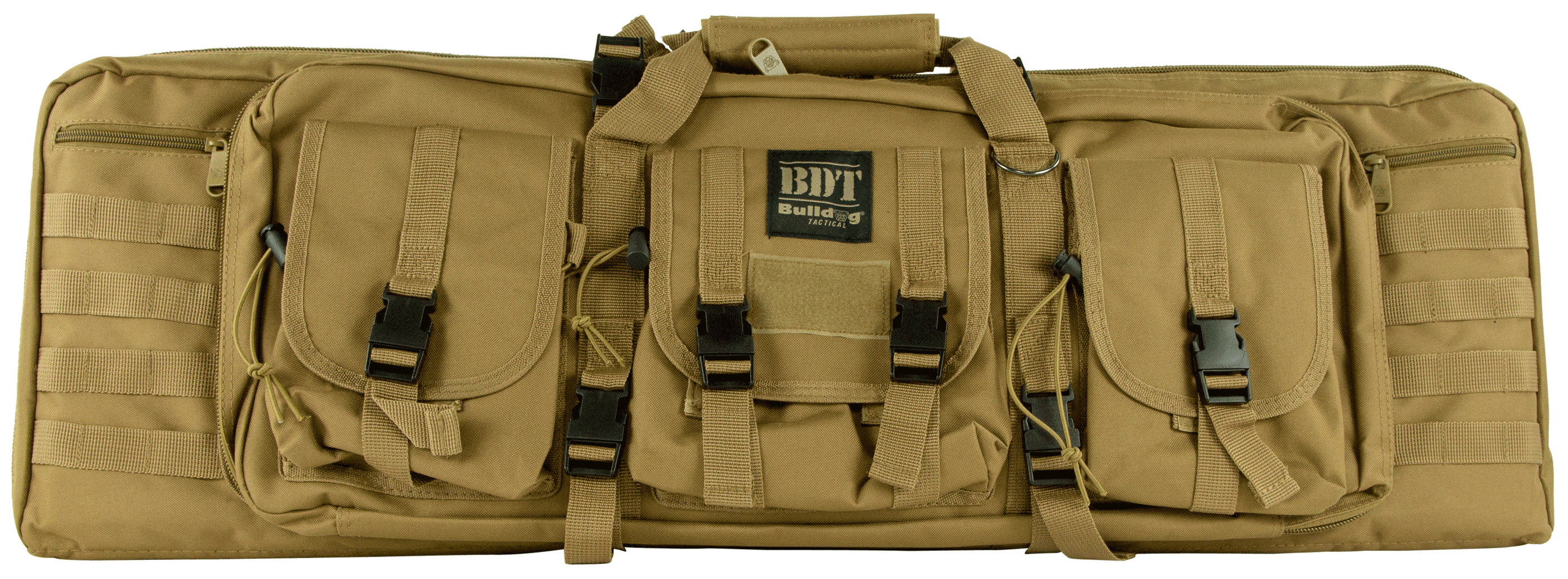 Bulldog BDT6037T BDT Tactical Double 37″ Tan Nylon 3 Accessory Pockets Deluxe Padded Backstraps Lockable Zippers Padded Internal Divider Bulldog BDT6037T BDT Tactical Double 37″ Tan Nylon 3 Accessory Pockets Deluxe Padded Backstraps Lockable Zippers Padded Internal Divider