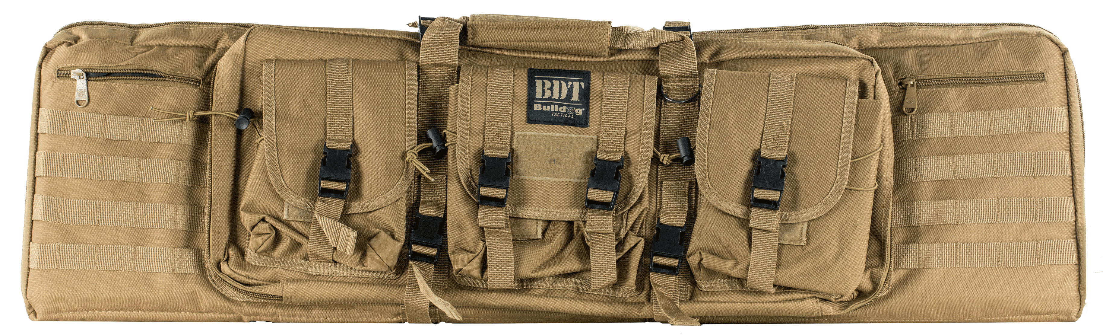 Bulldog BDT6043T BDT Tactical Double 43″ Tan Nylon 3 Accessory Pockets Deluxe Padded Backstraps Lockable Zippers Padded Internal Divider Bulldog BDT6043T BDT Tactical Double 43″ Tan Nylon 3 Accessory Pockets Deluxe Padded Backstraps Lockable Zippers Padded Internal Divider