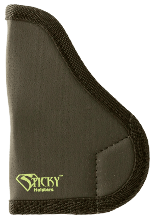 Sticky Holsters MD4 MD-4 Black/Green Latex Free Rubber Fits Med Semi-Auto Ambidextrous