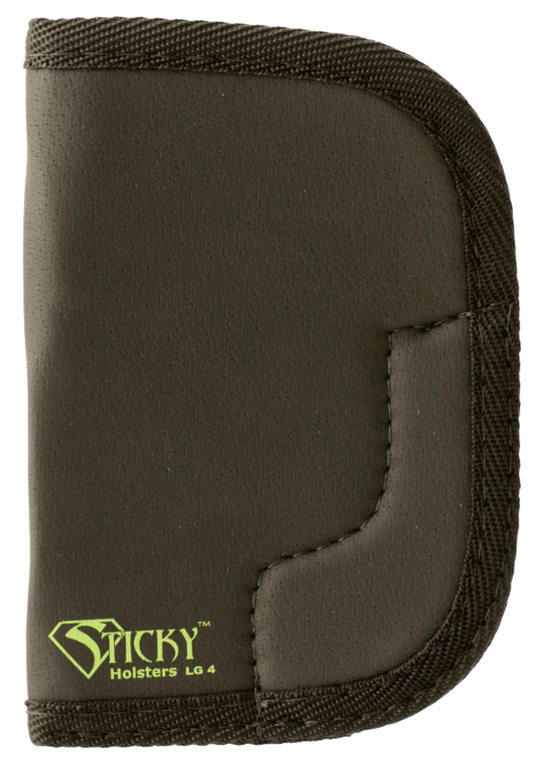 Sticky Holsters LG4 LG-4 Black/Green Latex Free Rubber Fits Lg Revolvers up to 3″ Ambidextrous Sticky Holsters LG4 LG-4 Black/Green Latex Free Rubber Fits Lg Revolvers up to 3″ Ambidextrous