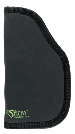 Sticky Holsters LG6LMODLS LG-6L Black/Green Latex Free Rubber Fits 4-5" Lg Auto w/Laser Ambidextrous