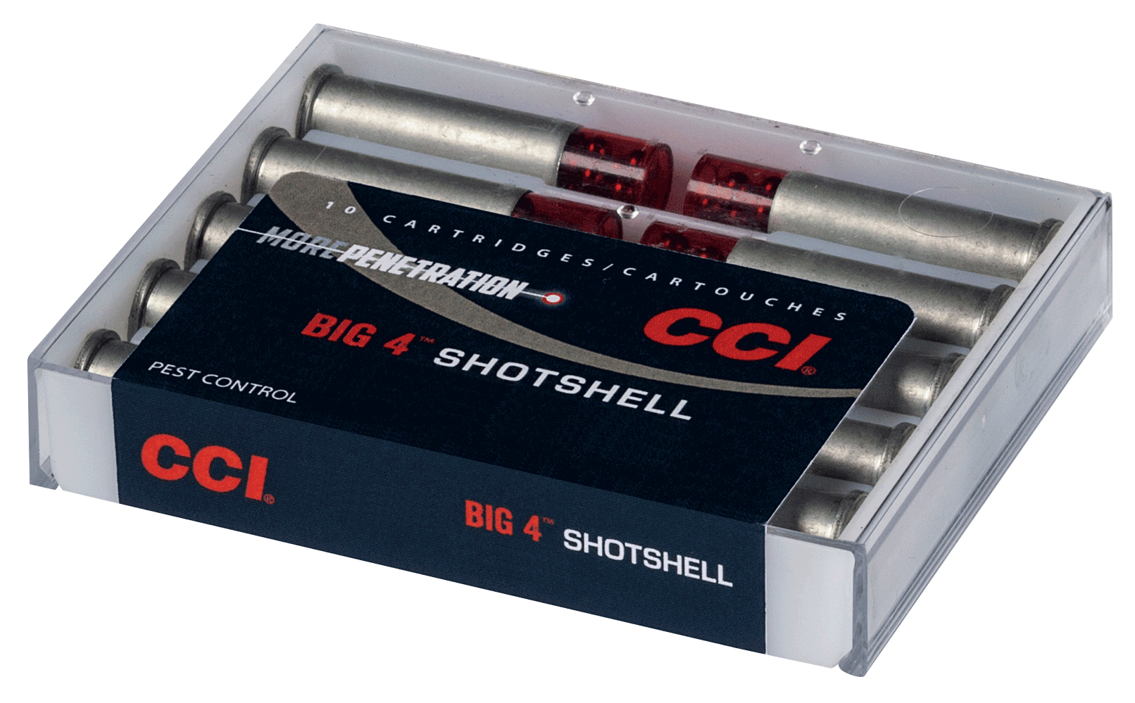 CCI 3712CC Big 4 Shotshell 9mmLuger 45gr #4Shot 10rd Box CCI 3712CC Big 4 Shotshell 9mmLuger 45gr #4Shot 10rd Box