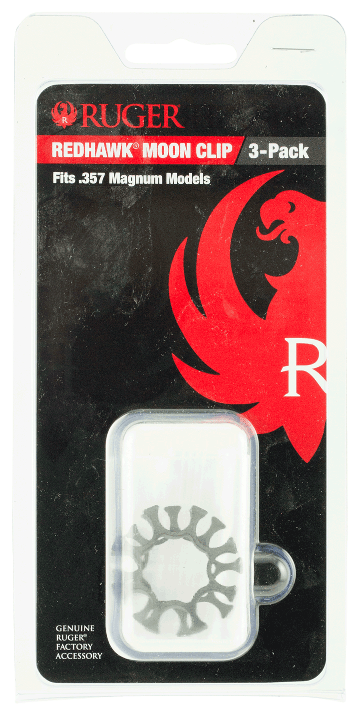 Ruger 90634 Moon Clip Full Ruger Redhawk 357 Mag 8rd Stainless Steel 3 Per Pack Ruger 90634 Moon Clip Full Ruger Redhawk 357 Mag 8rd Stainless Steel 3 Per Pack