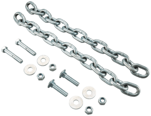 Champion Targets 44110 Chain Hanging Set  Silver Steel 18″ Long For Center Mass AR500 Steel Targets