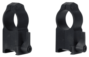 Warne 204LM Vertical Rings Maxima Matte Black 1" Ultra High Quick Detach 0 MOA