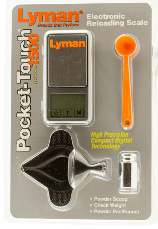 Lyman 7750725 Pocket Touch Reloading Scale 1 Multi-Caliber 1500 GR Lyman 7750725 Pocket Touch Reloading Scale 1 Multi-Caliber 1500 GR