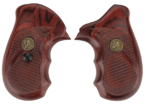 Pachmayr 63080 Renegade Grip Checkered Rosewood Laminate with Finger Grooves for Taurus 85 Pachmayr 63080 Renegade Grip Checkered Rosewood Laminate with Finger Grooves for Taurus 85