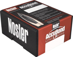 Nosler 58455 AccuBond Long Range 30 Cal .308 168 gr Spitzer Point Boat Tail/ 100rd Box