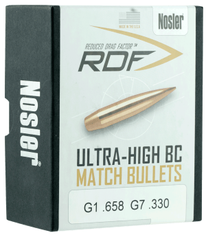 Nosler 49824 RDF Match 6.5mm .264 140 gr Hollow Point Boat Tail/ 100rd Box