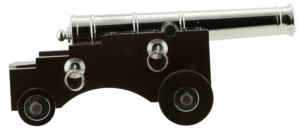 Traditions CN8041 Old Ironsides Mini Cannon 50 Cal 9″ Nickel Barrel Hardwood Stock Breech Action