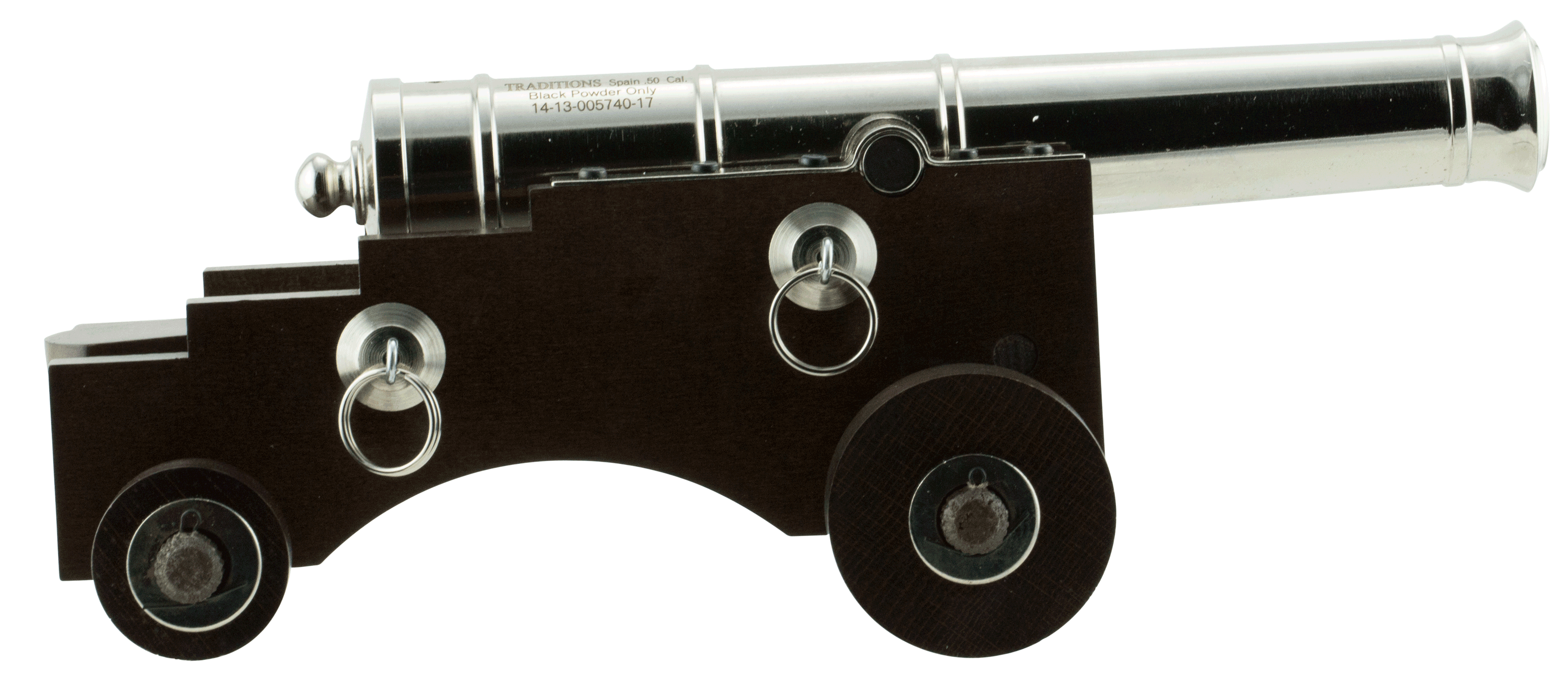 Traditions CN8041 Old Ironsides Mini Cannon 50 Cal 9″ Nickel Barrel Hardwood Stock Breech Action Traditions CN8041 Old Ironsides Mini Cannon 50 Cal 9″ Nickel Barrel Hardwood Stock Breech Action