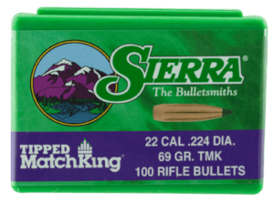 Sierra 7169 Tipped MatchKing  .22 Cal .224 69 gr Tipped MatchKing/ 100rd Box