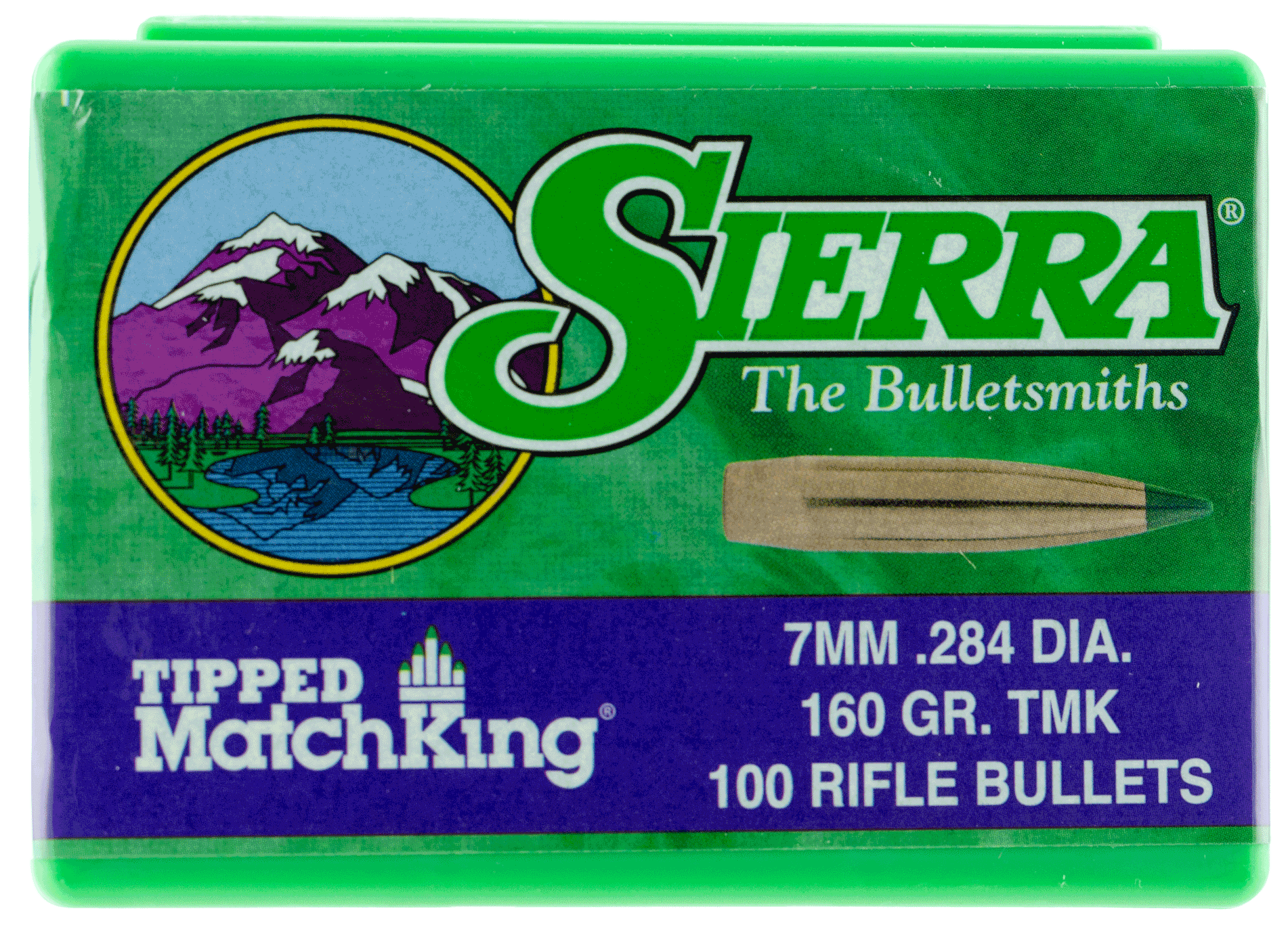Sierra 7660 Tipped MatchKing 7mm .284 160 gr Tipped MatchKing/ 100rd Box Sierra 7660 Tipped MatchKing 7mm .284 160 gr Tipped MatchKing/ 100rd Box