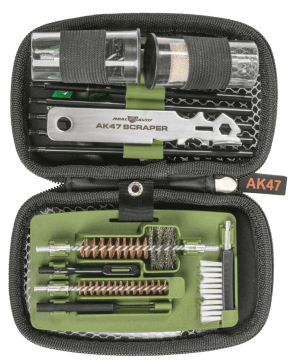 Real Avid AVGCKAK47 Gun Boss Cleaning Kit AK47/Green Weather Proof Ballistic Nylon Case