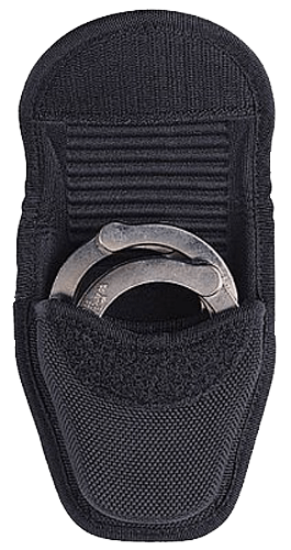 Bianchi 18772 7317 Double Handcuff Case Accumold Black Textured 2-2.25" Hook & Loop