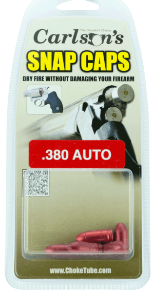 Carlson's Choke Tubes 00063 Snap Cap Pistol 380ACP 5Pack