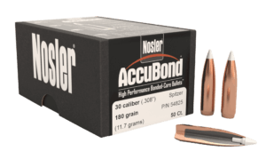 Nosler 54825 AccuBond  30 Cal .308 180 gr Spitzer Point/ 50rd Box