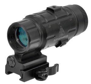 UTG SCPMF3WEQS UTG 3 X Magnifier Black Anodized Hardcoat 3 x 37mm