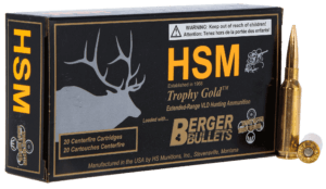 HSM 65CREEDMOOR140VLD Trophy Gold Extended Range 6.5 Creedmoor 140 gr Berger Hybrid Tactical Open Tip Match 20rd Box HSM 65CREEDMOOR140VLD Trophy Gold Extended Range 6.5 Creedmoor 140 gr Berger Hybrid Tactical Open Tip Match 20rd Box