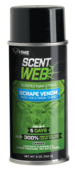 HME SWSCRPVEN Scent Web Scrape Venom Buck Doe & Tarsal Gland Cover Scent 5 oz. Aerosol