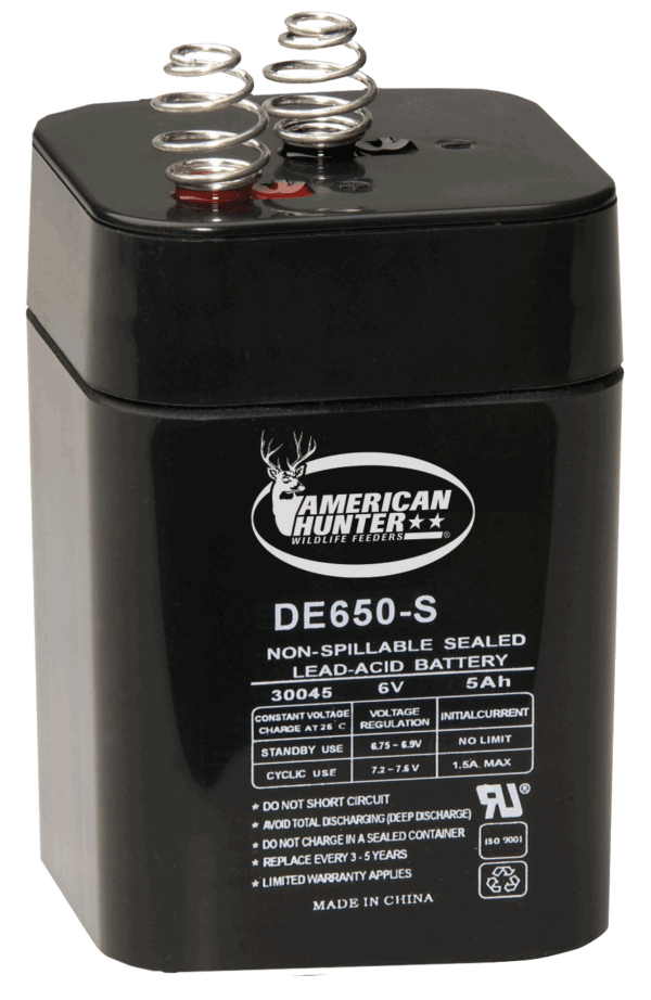 American Hunter DE30053 HR Rechargeable Lantern Battery  6 Volt 5 AMP