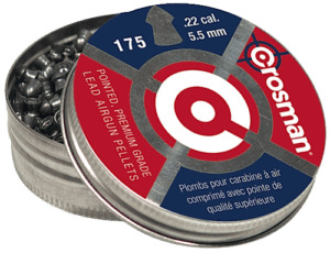 Crosman P022 Premier Pointed 22 Lead Pointed Hunting Pellet 175/Tin Crosman P022 Premier Pointed 22 Lead Pointed Hunting Pellet 175/Tin