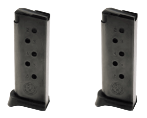 Ruger 90643 LCP Value Pack 6rd 380 ACP Blued Steel 2 Per Pack
