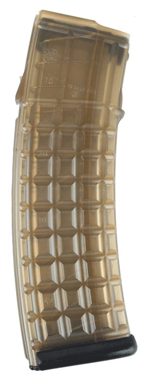 Steyr Arms 1200050510 OEM Replacement Magazine 42rd Detachable w/ Black Floor Plate 5.56x45mm Fits Steyr Arms AUG Clear Black Polymer
