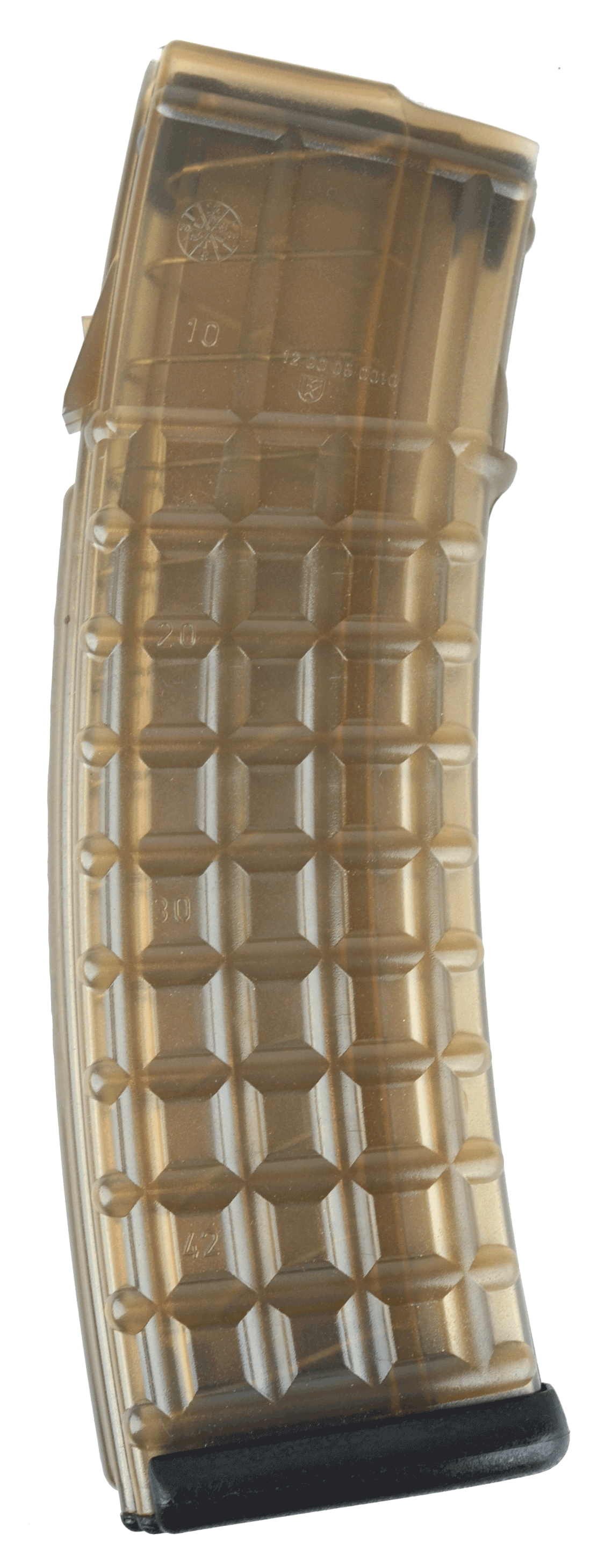 Steyr Arms 1200050510 OEM Replacement Magazine 42rd Detachable w/ Black Floor Plate 5.56x45mm Fits Steyr Arms AUG Clear Black Polymer Steyr Arms 1200050510 OEM Replacement Magazine 42rd Detachable w/ Black Floor Plate 5.56x45mm Fits Steyr Arms AUG Clear Black Polymer