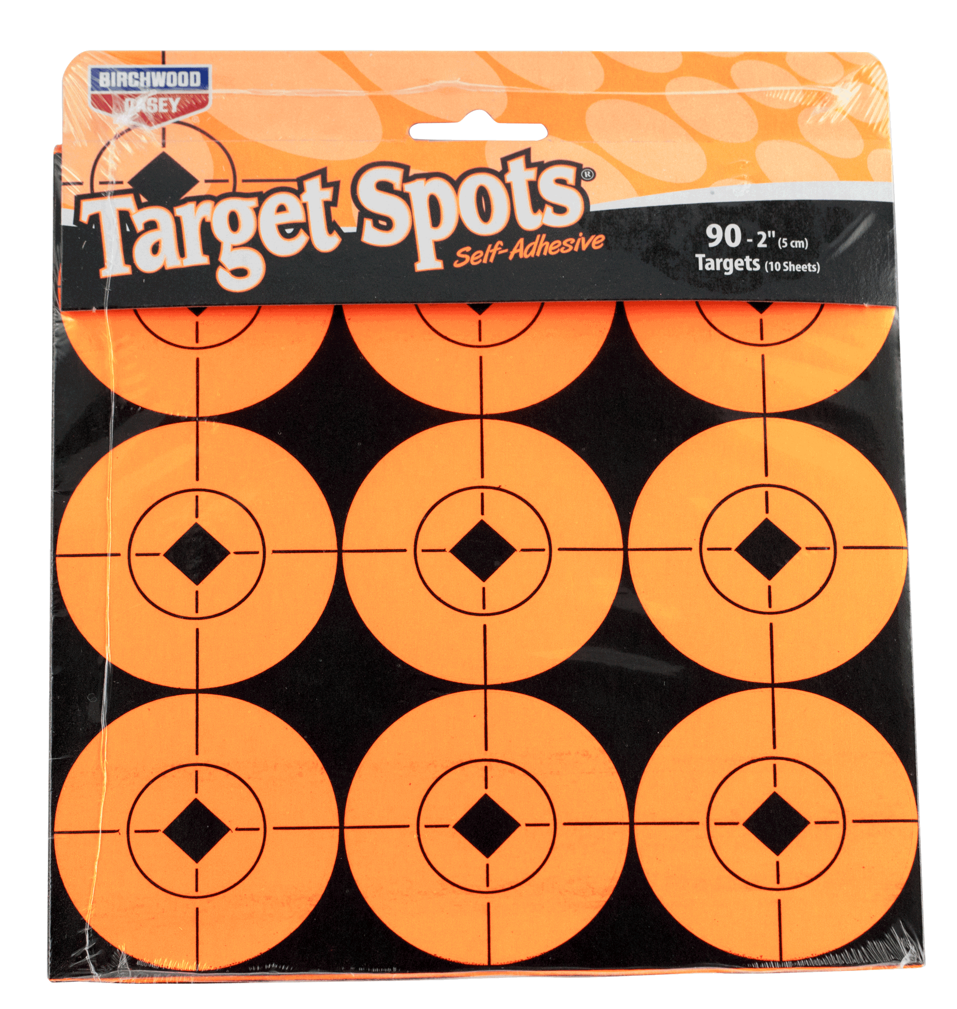 Birchwood Casey 33902 Target Spots Self-Adhesive Paper Black/Orange 2″ Bullseye 90 Targets Birchwood Casey 33902 Target Spots Self-Adhesive Paper Black/Orange 2″ Bullseye 90 Targets