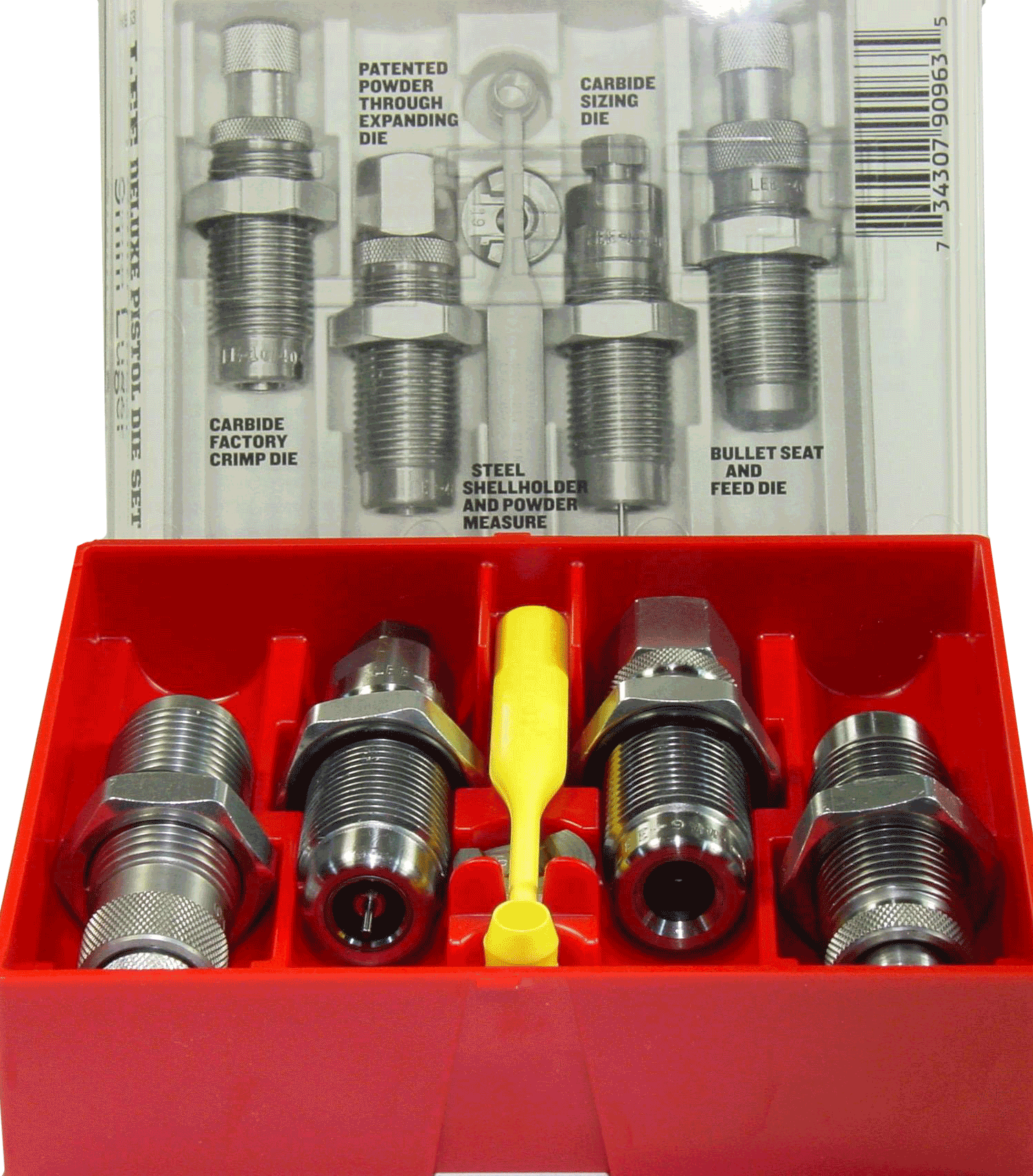 Lee Precision 90964 Deluxe 4-Die Set 38 Special / 357 Mag Lee Precision 90964 Deluxe 4-Die Set 38 Special / 357 Mag