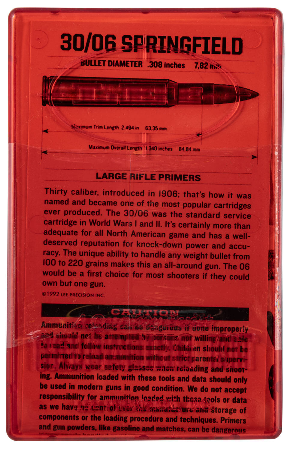 Lee Precision 90248 Lee Loader Classic 30-06 Springfield Lee Precision 90248 Lee Loader Classic 30-06 Springfield