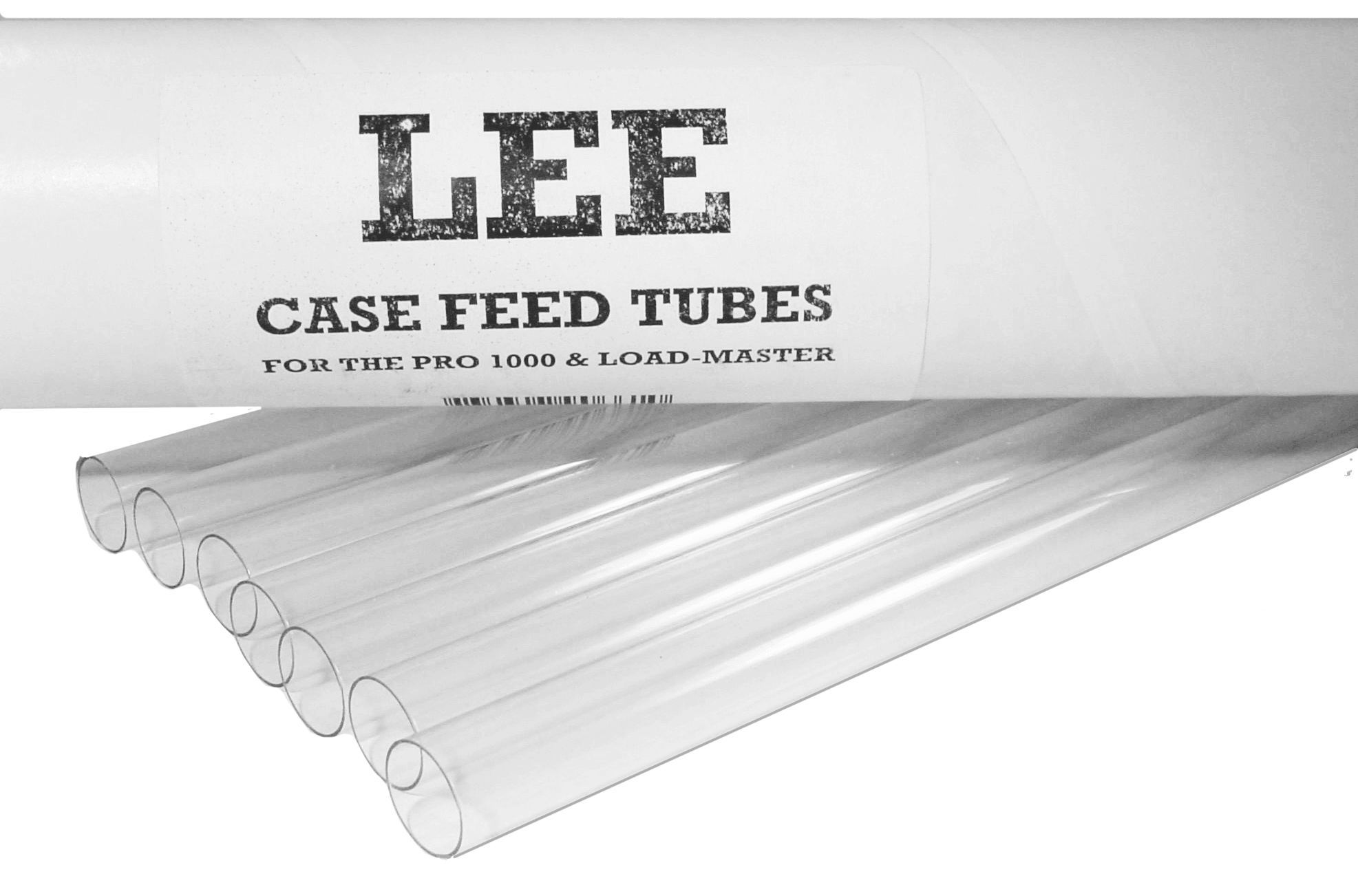 Lee Precision 90661 Case Feeder Tubes Clear Multi-Caliber Plastic 7 Per Pkg