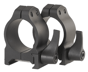 Warne 200LM Vertical Rings Maxima Matte Black 1" Low Quick Detach 0 MOA