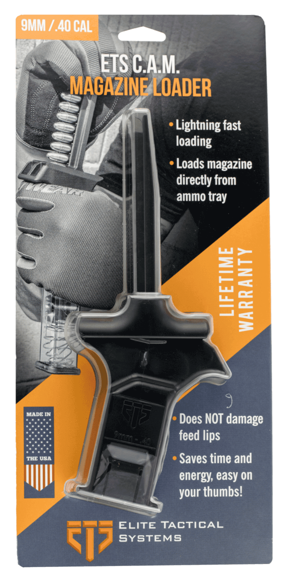 ETS Group ETSCAM940 C.A.M Gen II Mag Loader Black Polymer 9mm Luger/40 S&W