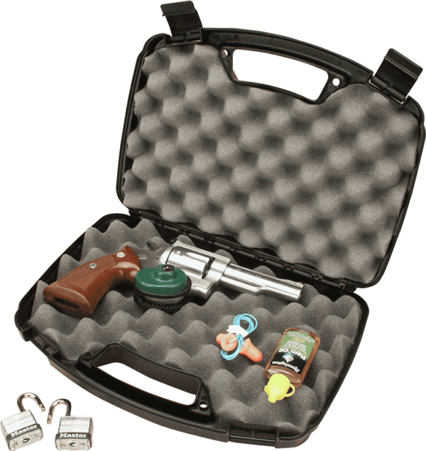 MTM Case-Gard 80740 Single Handgun Case 13″ Black Handgun Polypropylene MTM Case-Gard 80740 Single Handgun Case 13″ Black Handgun Polypropylene