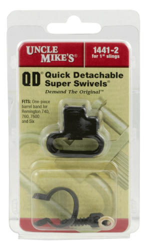 Uncle Mike's 14412 Super Swivel Quick Detach Blued 1" Loop for Remington 7600/ 760 (1969-Present)