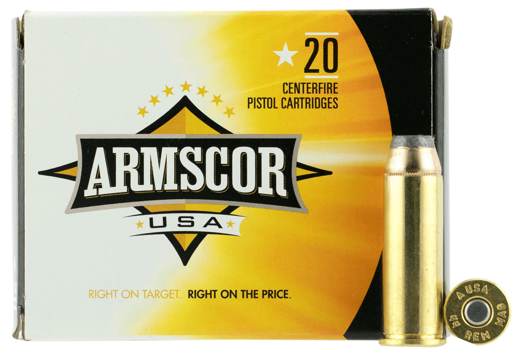 Armscor FAC44M2N USA 44Rem Mag 240gr Jacketed Hollow Point 20rd Box Armscor FAC44M2N USA 44Rem Mag 240gr Jacketed Hollow Point 20rd Box