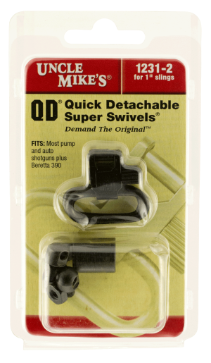 Uncle Mike's 12312 Super Swivel Quick Detach 115 MCS Blued 1" Loop Compatible w/Most Pump & Auto Shotguns