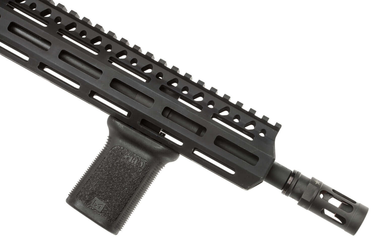 BCM VGMCMRMOD3BK BCMGunfighter Vertical Grip Mod 3 Made of Polymer With Black Aggressive Textured Finish for M-Lok Rail - Image 3